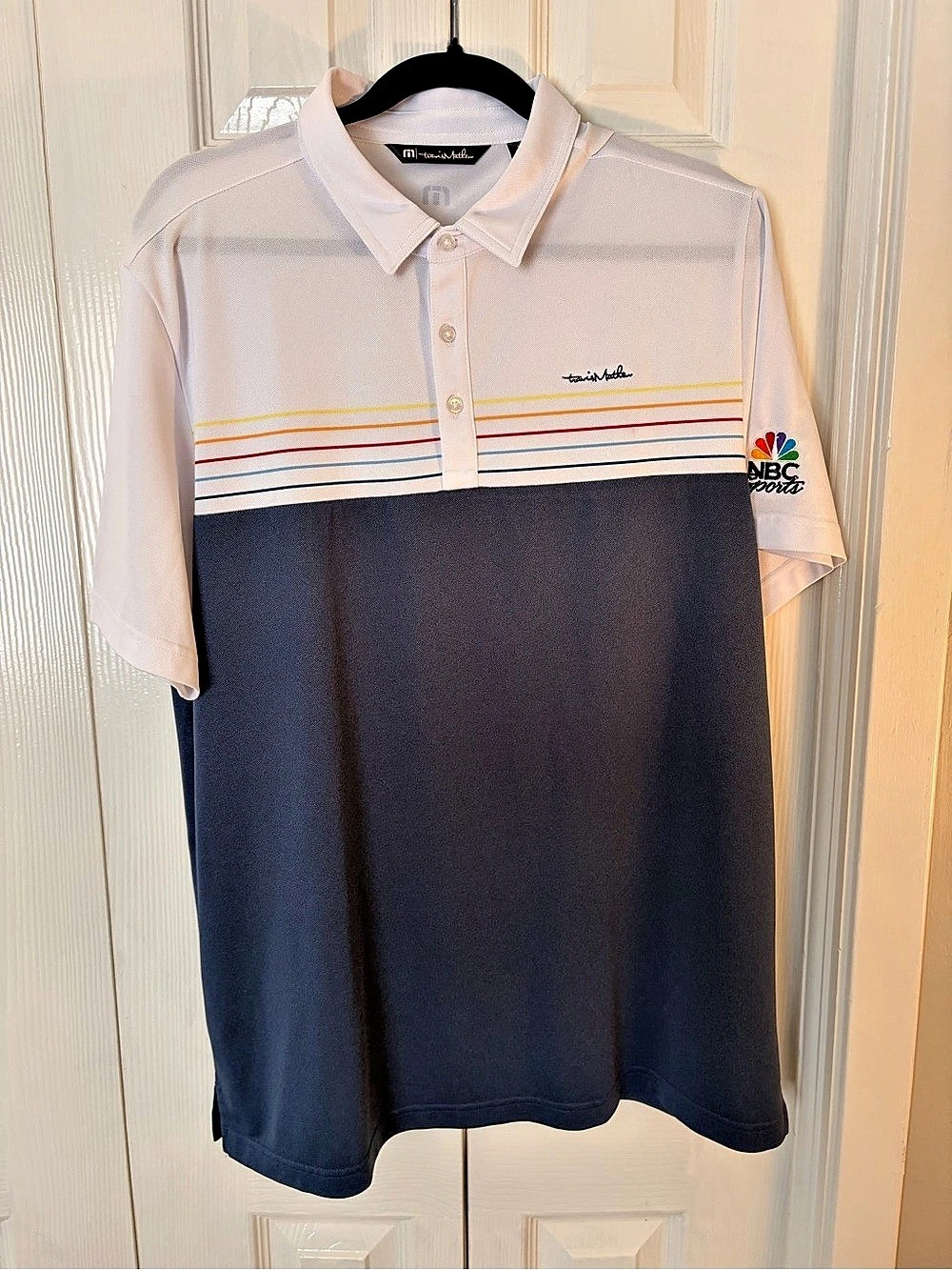 TravisMathew Color Block Polo XL Like New